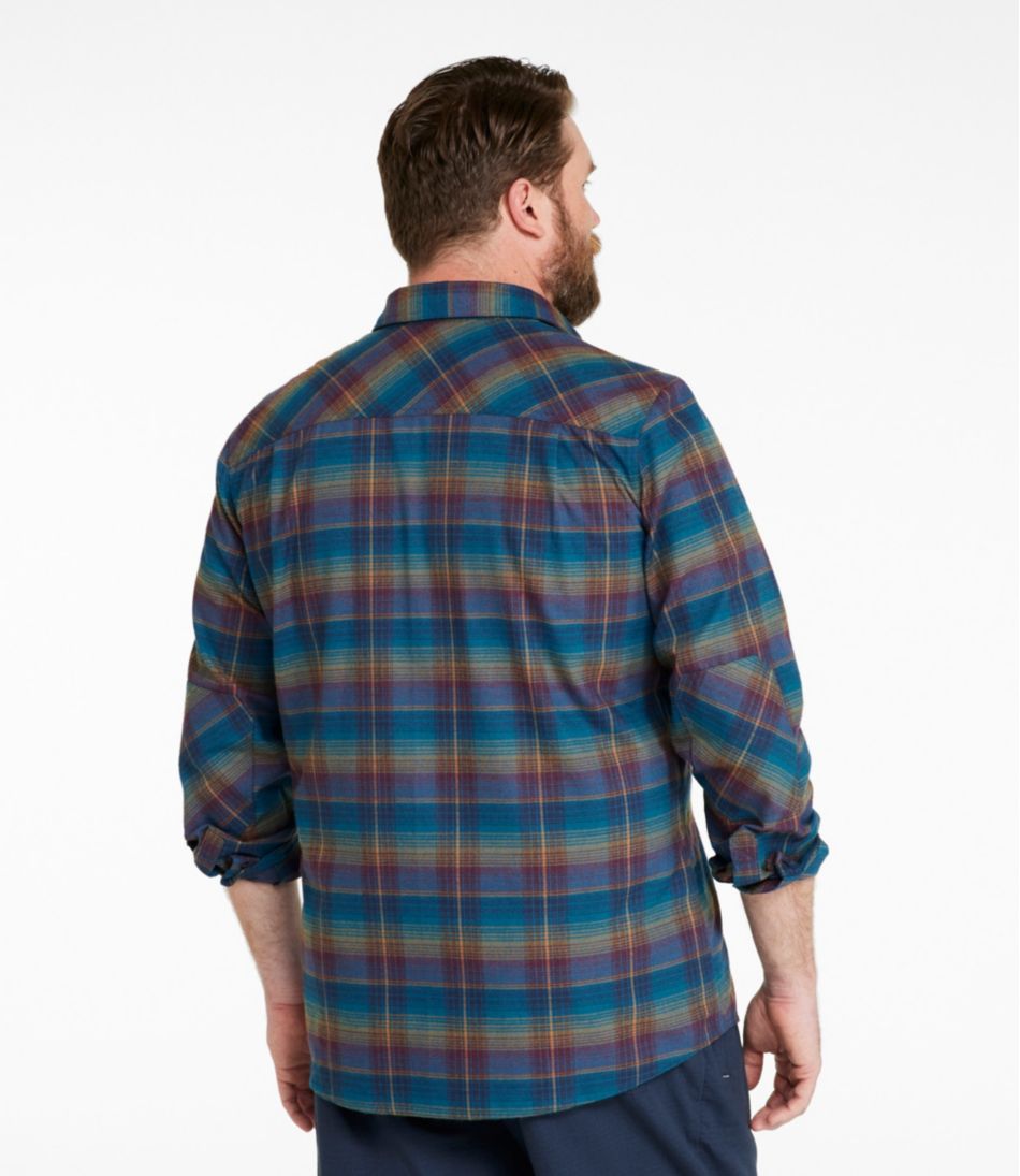 Men's Katahdin Performance Flannel Shirt, Slightly Fitted - L.L.Bean Value