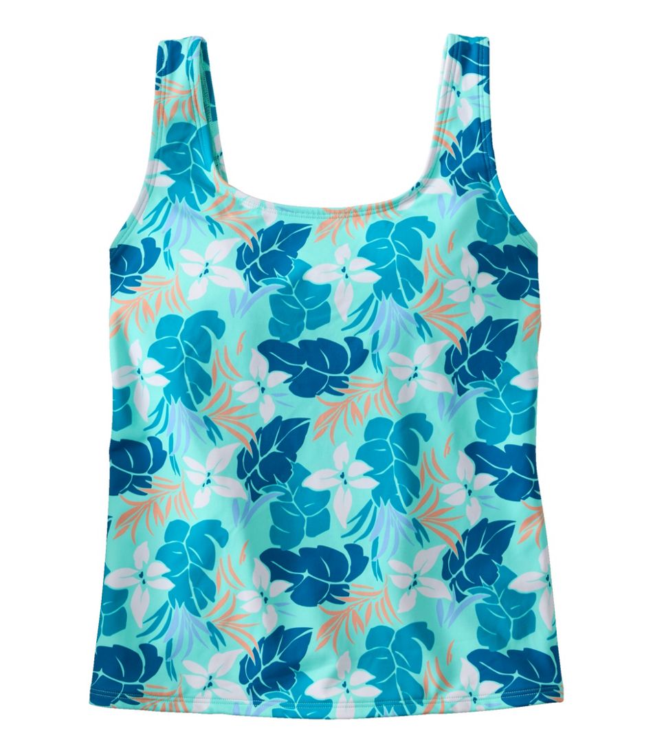 Women's BeanSport Swimwear, Scoopneck Tankini Top, Print - L.L.Bean Great Value