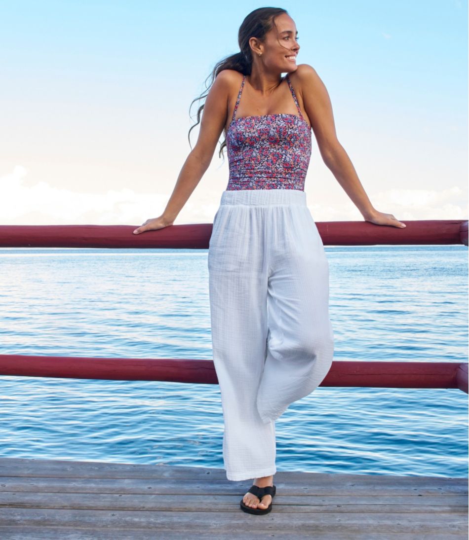 Women's Cloud Gauze Wide-Leg Pants - L.L.Bean Latest