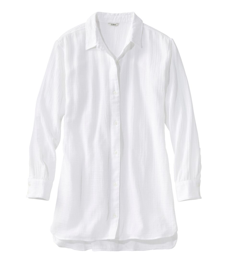 Women's Cloud Gauze Cover-Up Shirt - L.L.Bean Premium