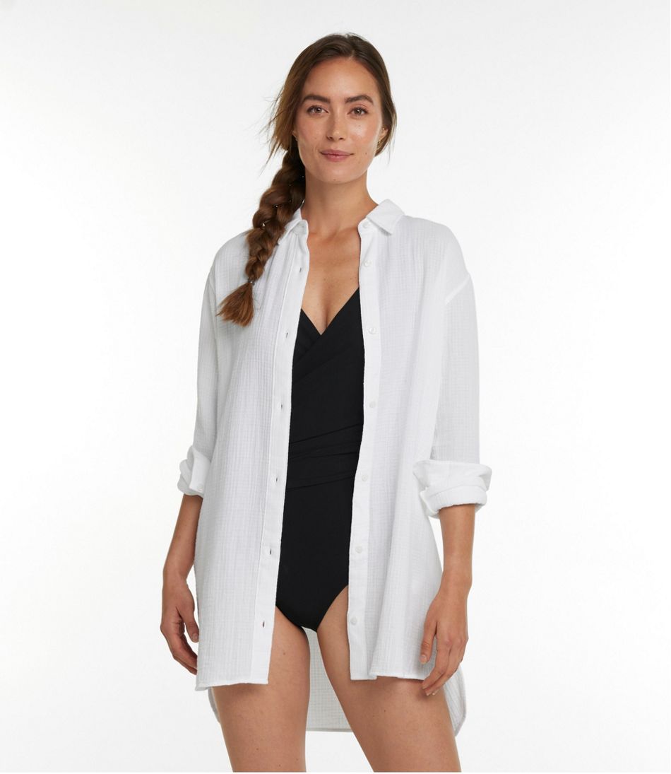 Women's Cloud Gauze Cover-Up Shirt - L.L.Bean Premium