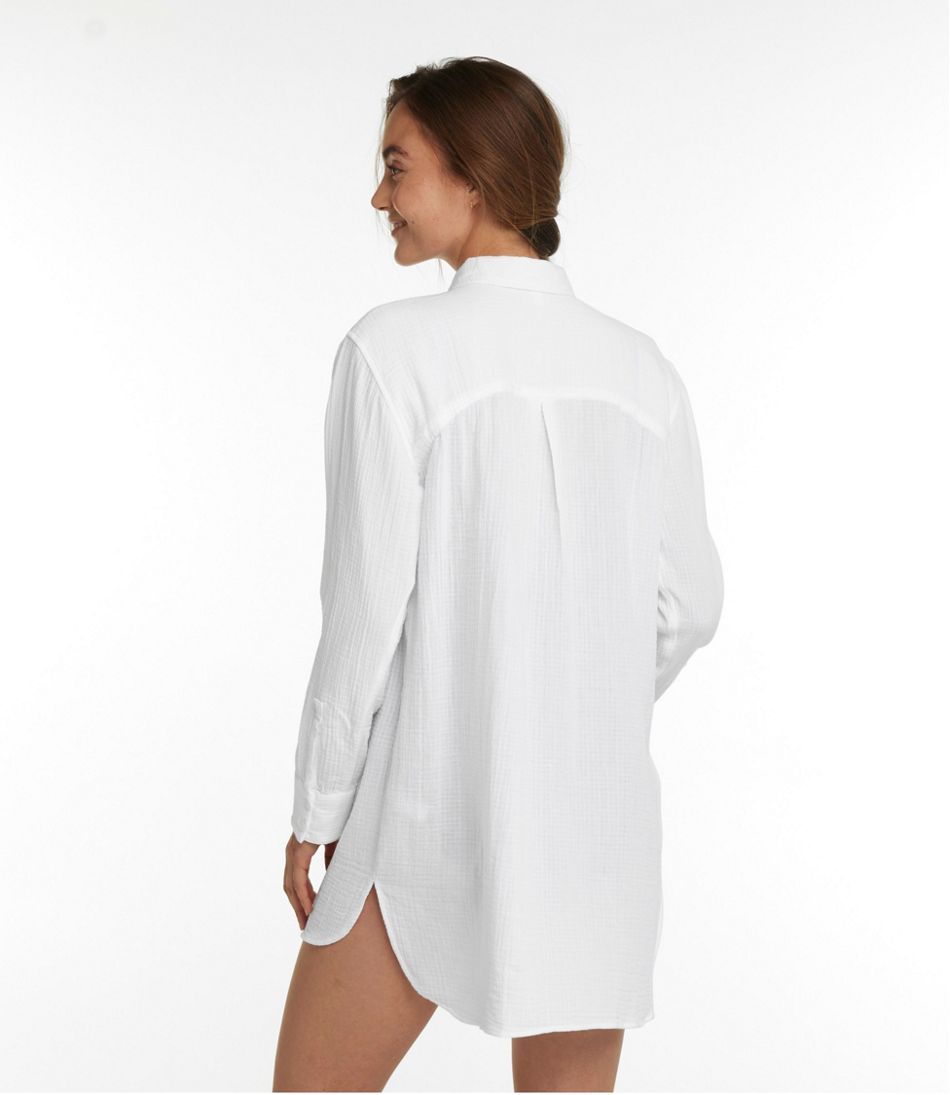 Women's Cloud Gauze Cover-Up Shirt - L.L.Bean Premium