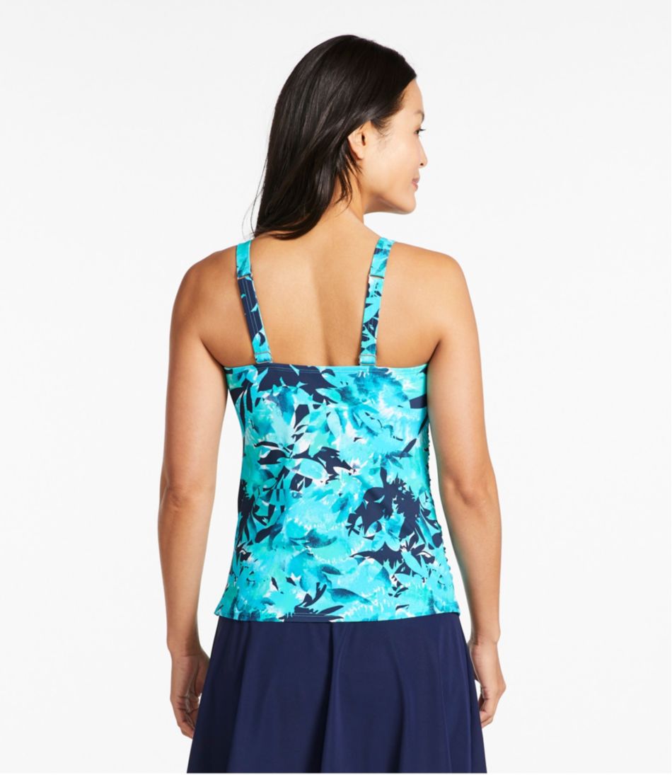 Women's Shaping Swimwear, Tankini Top Print - L.L.Bean New