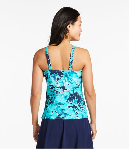 Women's Shaping Swimwear, Tankini Top Print - L.L.Bean New