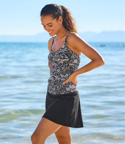 Women's Shaping Swimwear, Tankini Top Print - L.L.Bean New