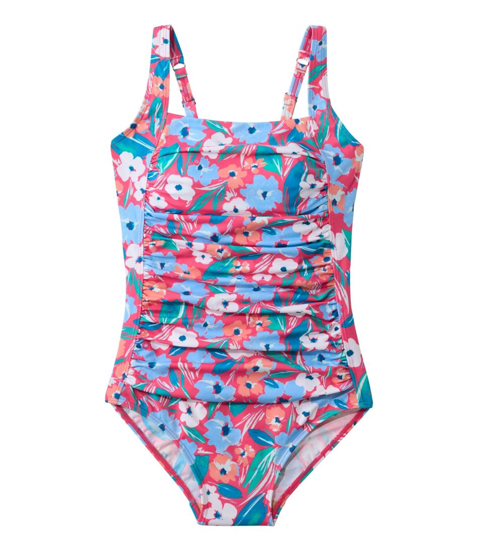 Women's BeanSport Swimwear, Squareneck Tanksuit Print - L.L.Bean Trusted