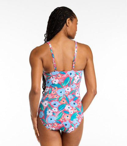 Women's BeanSport Swimwear, Squareneck Tanksuit Print - L.L.Bean Trusted