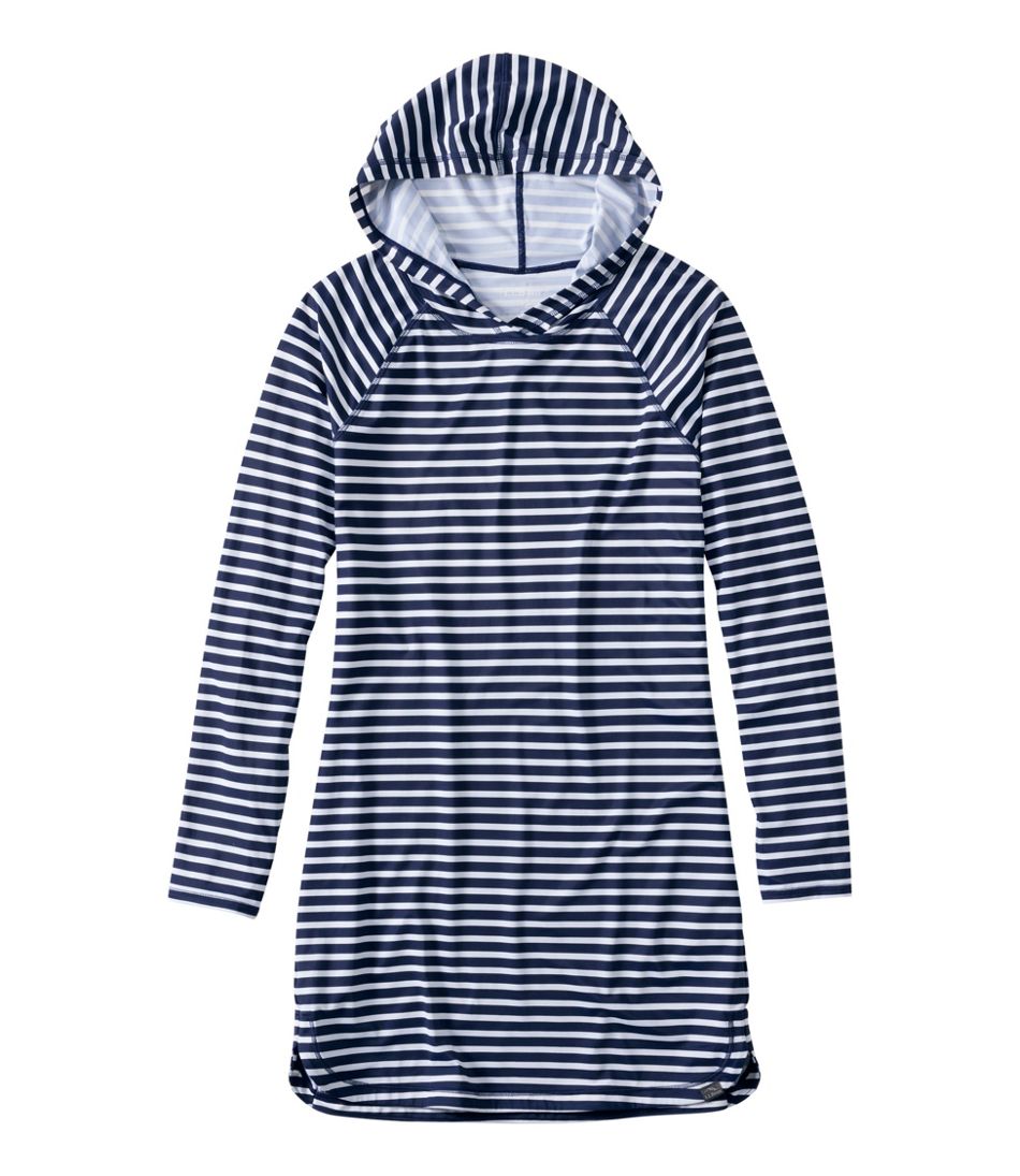 Women's SunSmart® UPF 50+ Sun Shirt, Hooded Tunic Print - L.L.Bean Great Value