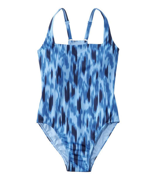 Women's New Currents Swimwear, Squareneck Tanksuit Print - L.L.Bean Quality