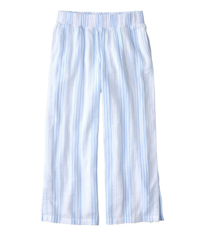 Women's Cloud Gauze Wide-Leg Pants, Stripe - L.L.Bean Customer Favorite