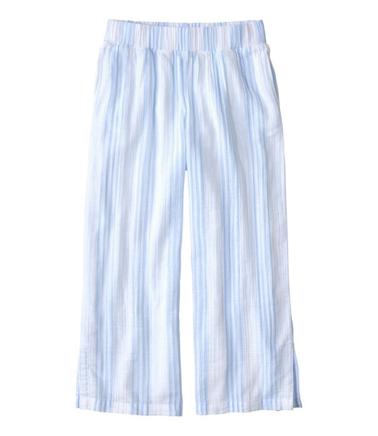 Women's Cloud Gauze Wide-Leg Pants, Stripe - L.L.Bean Customer Favorite