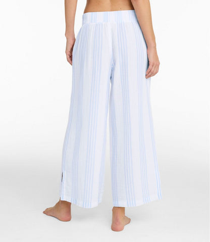 Women's Cloud Gauze Wide-Leg Pants, Stripe - L.L.Bean Customer Favorite