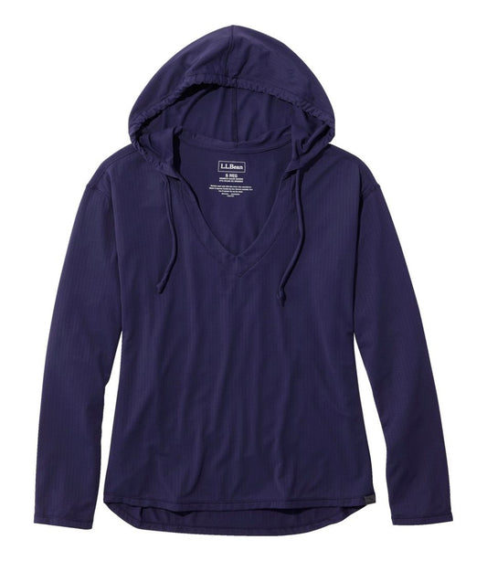 Women's Sand Beach Cover-Up, Hooded Pullover - L.L.Bean New
