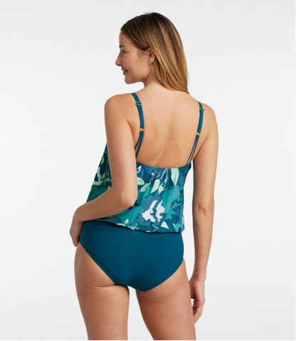 Women's Shaping Swimwear, Blouson Tanksuit Print - L.L.Bean Recommended