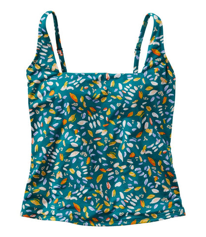 Women's New Currents Swimwear, Squareneck Tankini Top Print - L.L.Bean Exclusive