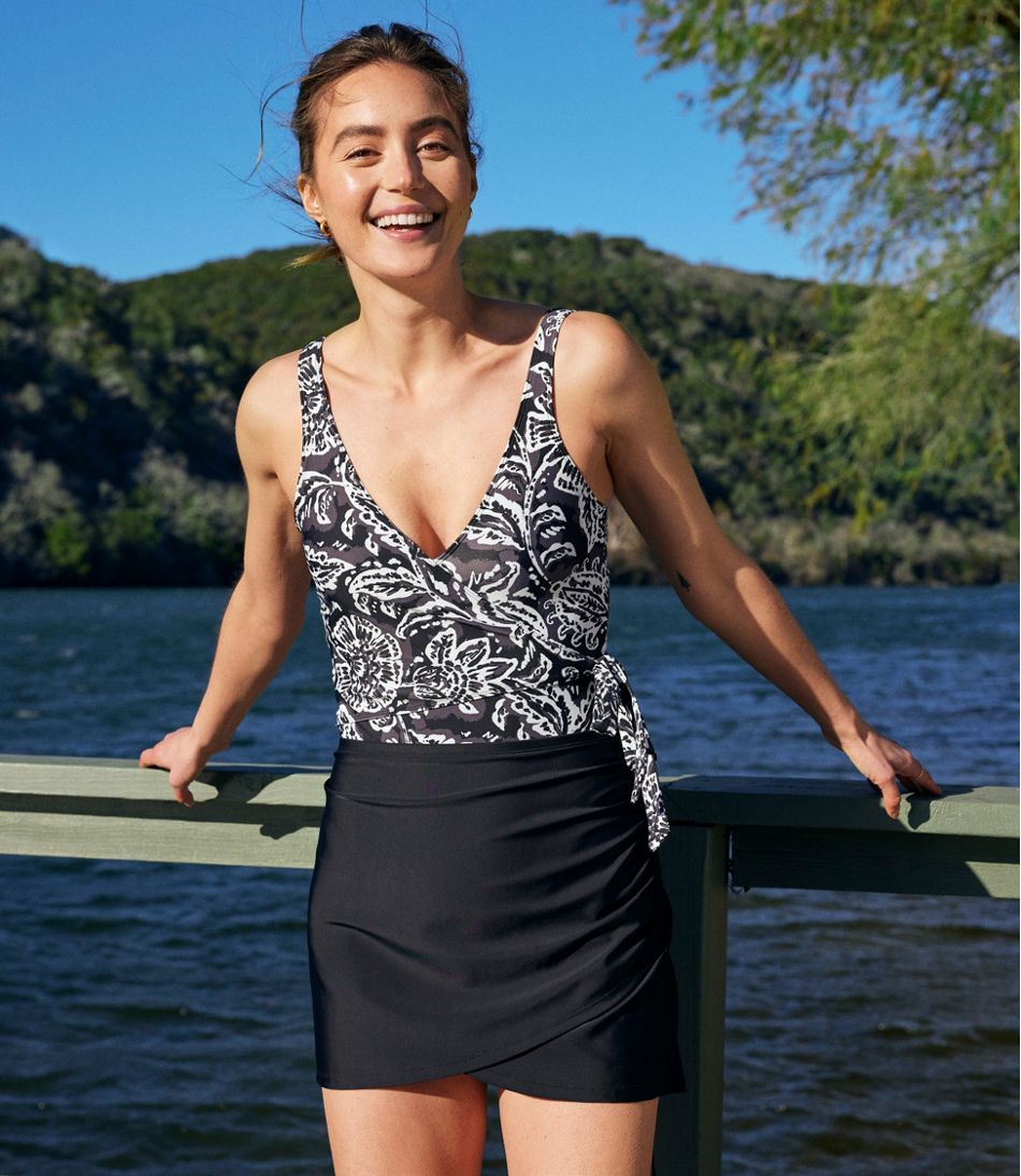 Women's Summersalt The Ruched Swim Skirt - L.L.Bean Classic