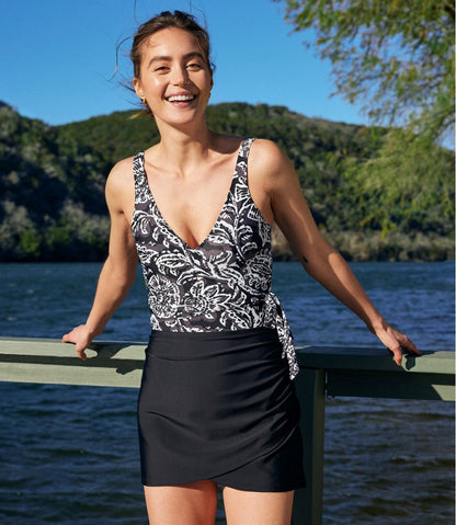 Women's Summersalt The Ruched Swim Skirt - L.L.Bean Classic