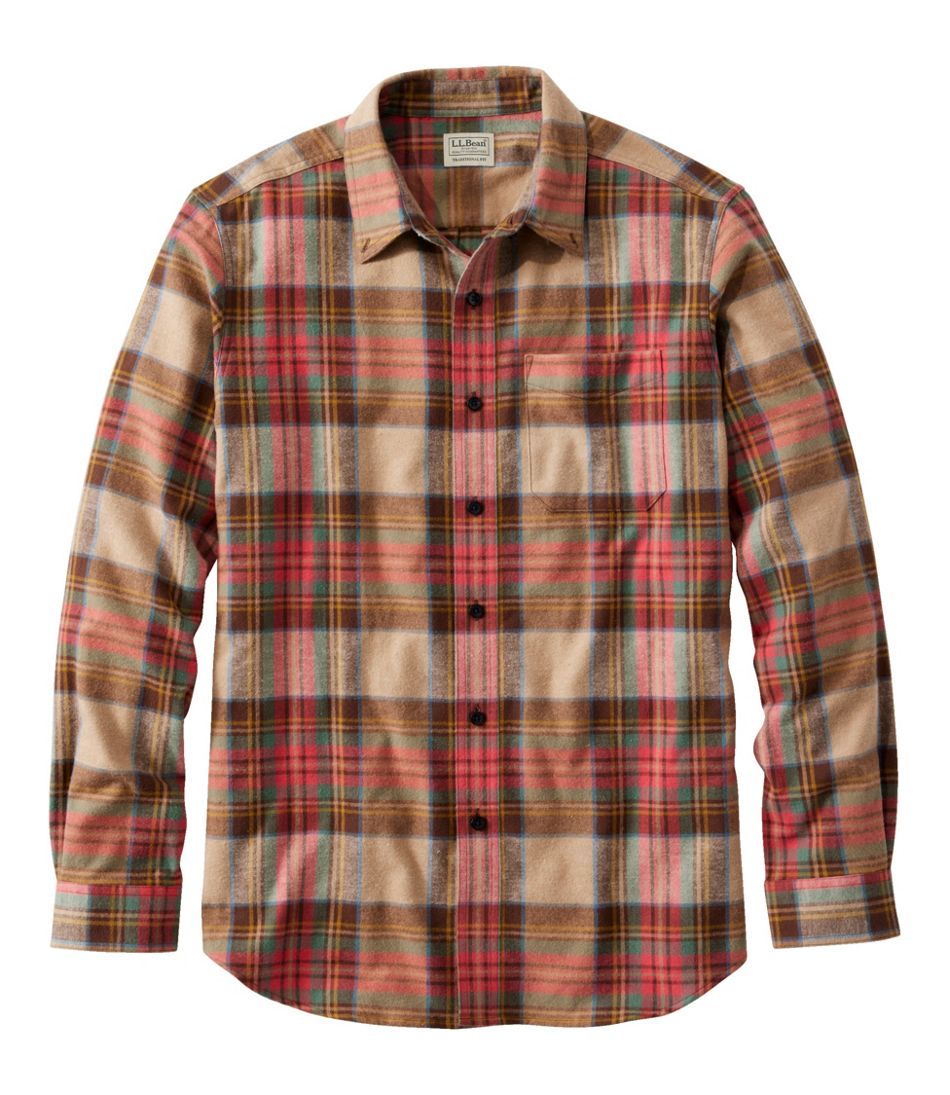 Men's Scotch Plaid Flannel Shirt, Traditional Fit - L.L.Bean Everyday