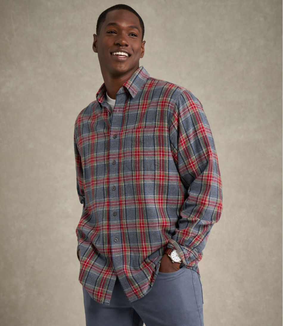 Men's Scotch Plaid Flannel Shirt, Traditional Fit - L.L.Bean Everyday