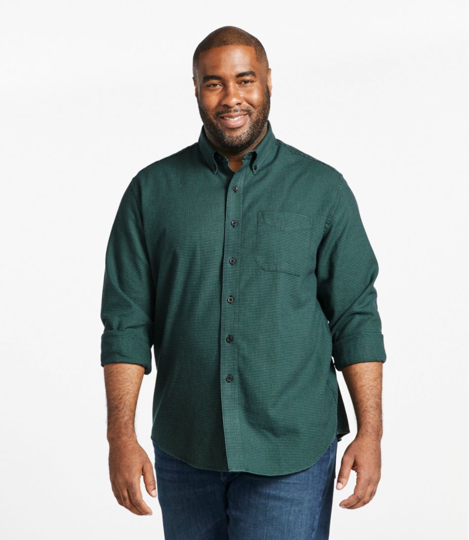 Men's Wicked Good Flannel Shirt, Traditional Fit, Houndstooth - L.L.Bean Great Value