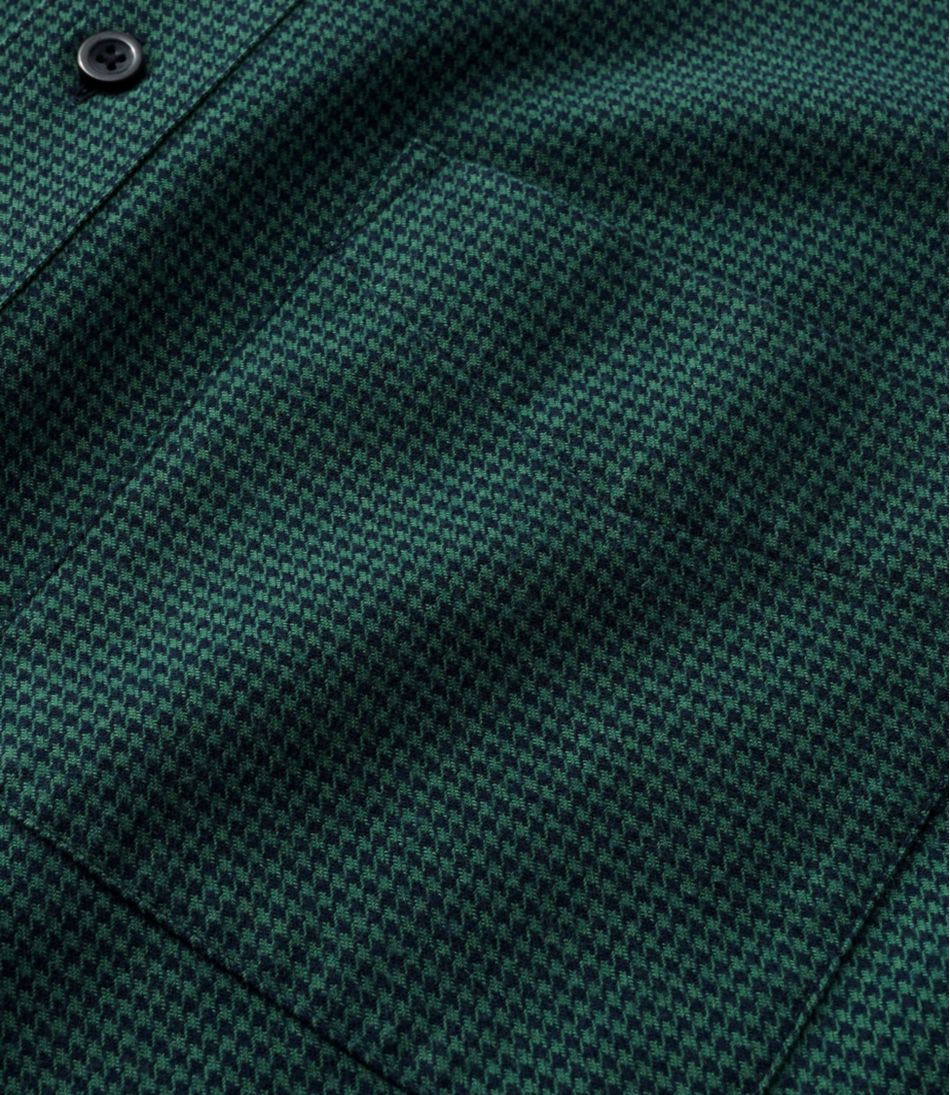 Men's Wicked Good Flannel Shirt, Traditional Fit, Houndstooth - L.L.Bean Great Value