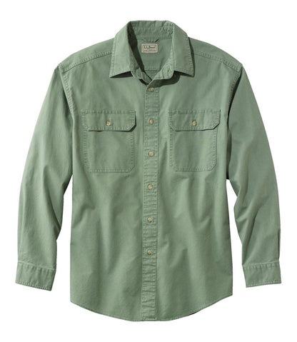 Men's Sunwashed Canvas Shirt, Traditional Fit - L.L.Bean Latest