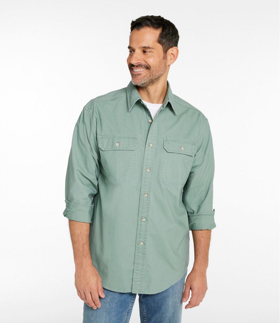 Men's Sunwashed Canvas Shirt, Traditional Fit - L.L.Bean Latest
