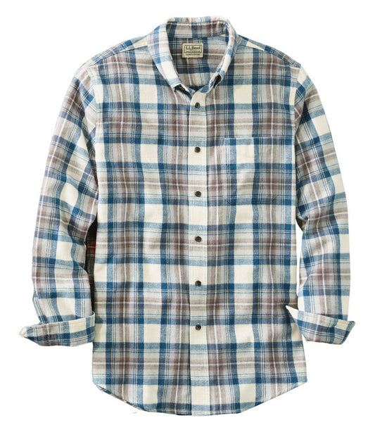 Men's Scotch Plaid Flannel Shirt, Slightly Fitted - L.L.Bean Quality