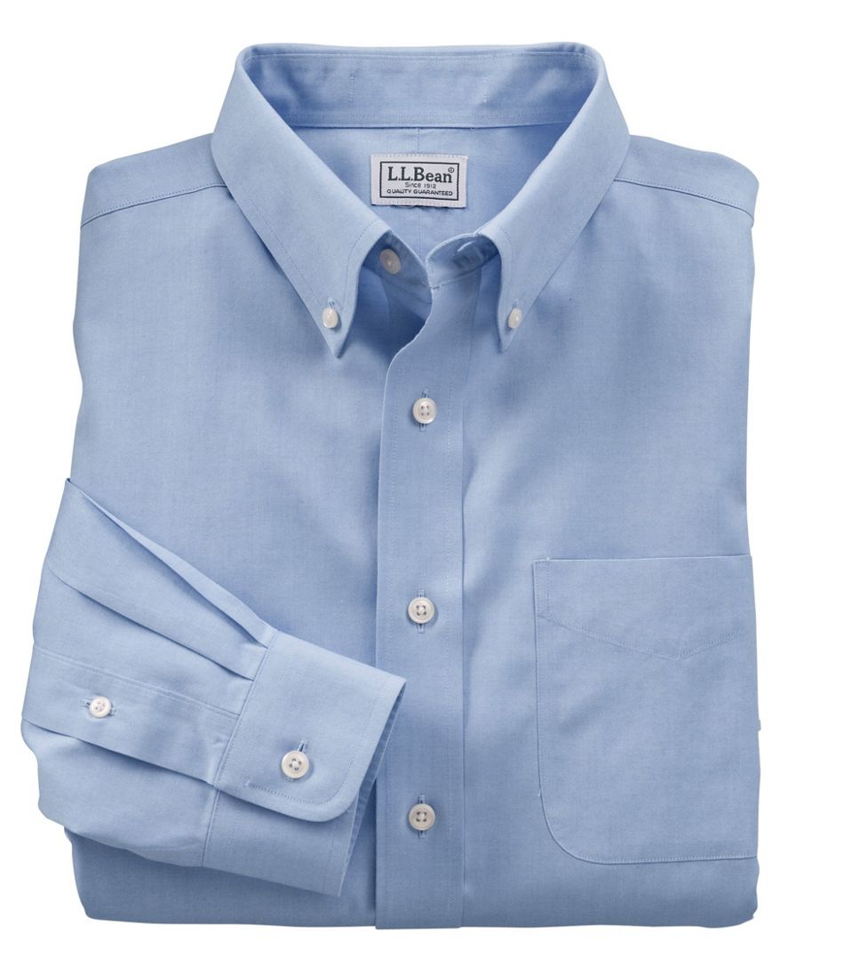 Men's Wrinkle-Free Pinpoint Oxford Cloth Shirt, Traditional Fit - L.L.Bean Customer Favorite