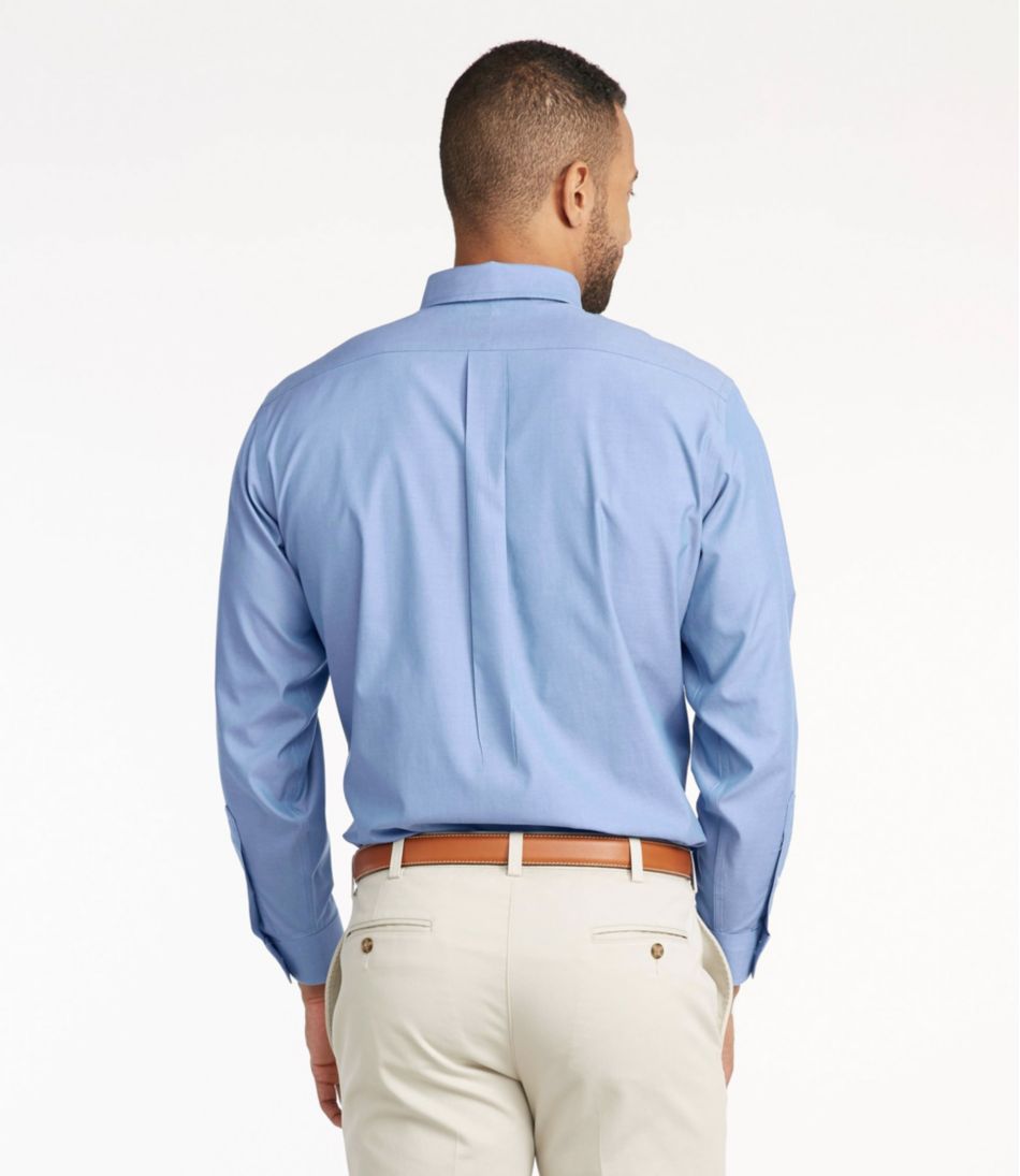 Men's Wrinkle-Free Pinpoint Oxford Cloth Shirt, Traditional Fit - L.L.Bean Customer Favorite