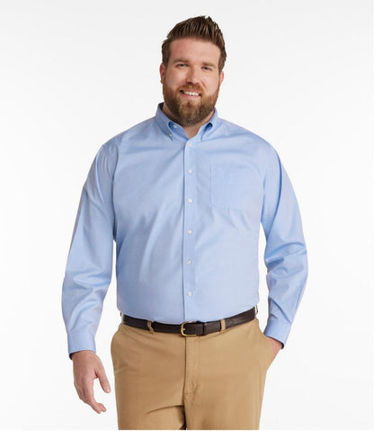 Men's Wrinkle-Free Pinpoint Oxford Cloth Shirt, Traditional Fit - L.L.Bean Customer Favorite