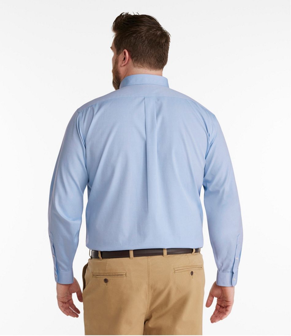 Men's Wrinkle-Free Pinpoint Oxford Cloth Shirt, Traditional Fit - L.L.Bean Customer Favorite