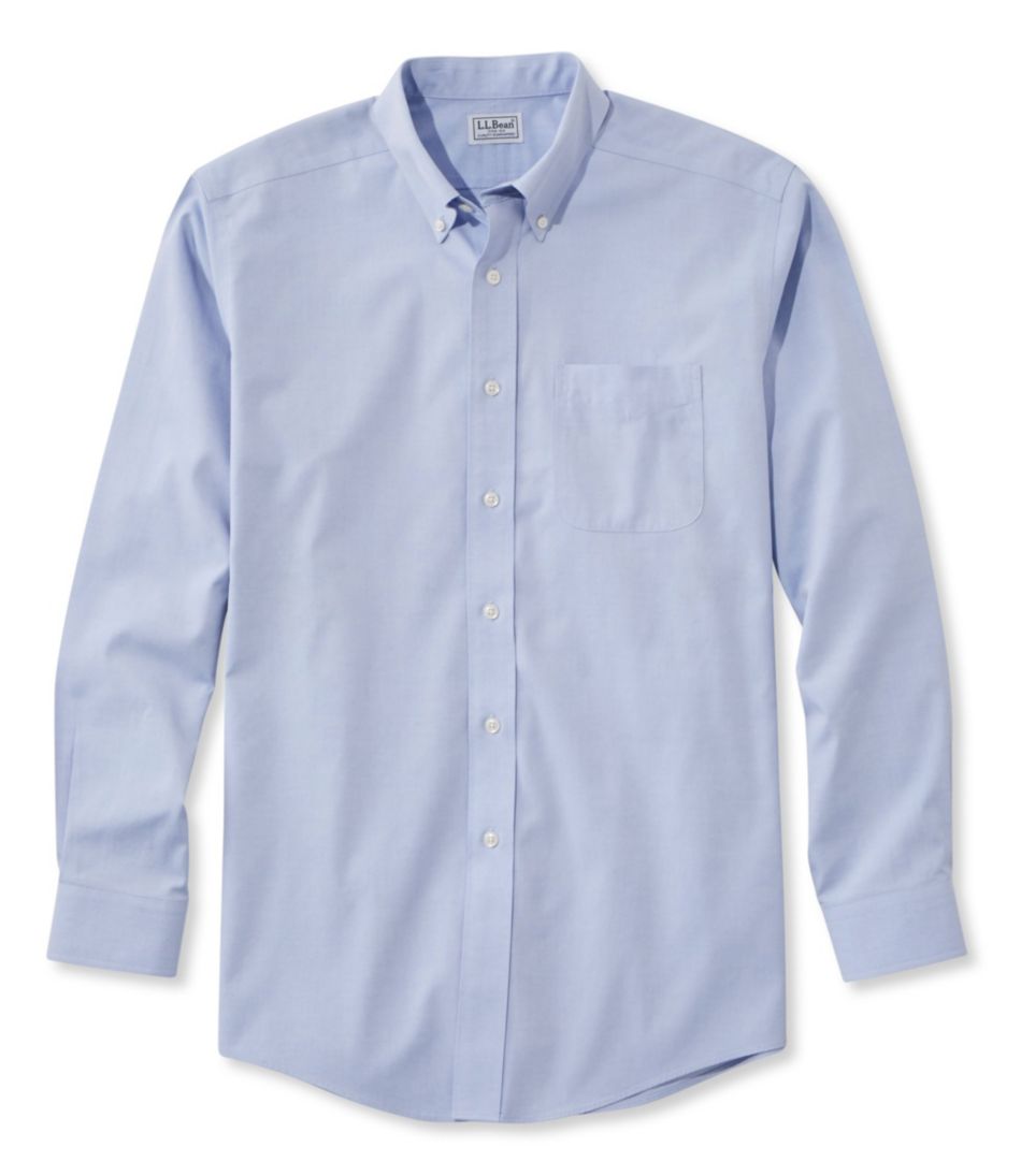 Men's Wrinkle-Free Pinpoint Oxford Cloth Shirt, Traditional Fit - L.L.Bean Customer Favorite