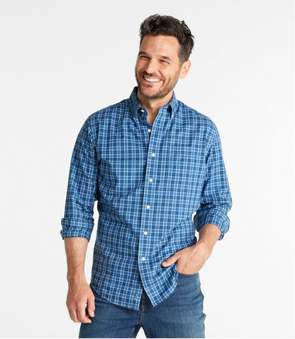Men's Wrinkle-Free Kennebunk Sport Shirt, Slightly Fitted Check - L.L.Bean Top Pick