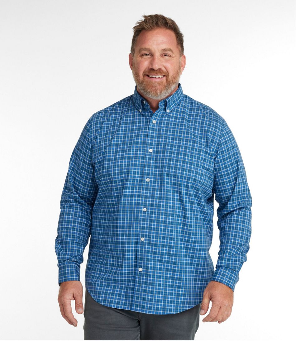 Men's Wrinkle-Free Kennebunk Sport Shirt, Slightly Fitted Check - L.L.Bean Top Pick