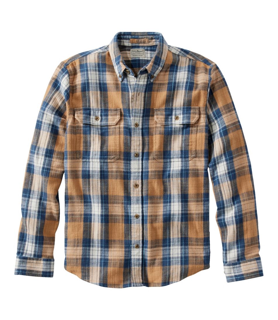 Men's 1912 Field Flannel Shirt, Slightly Fitted Untucked Fit, Plaid - L.L.Bean Premium
