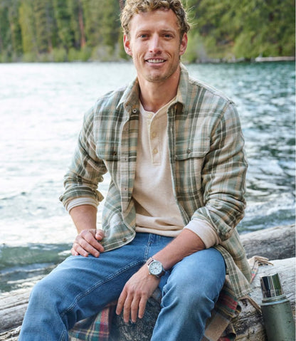 Men's 1912 Field Flannel Shirt, Slightly Fitted Untucked Fit, Plaid - L.L.Bean Premium
