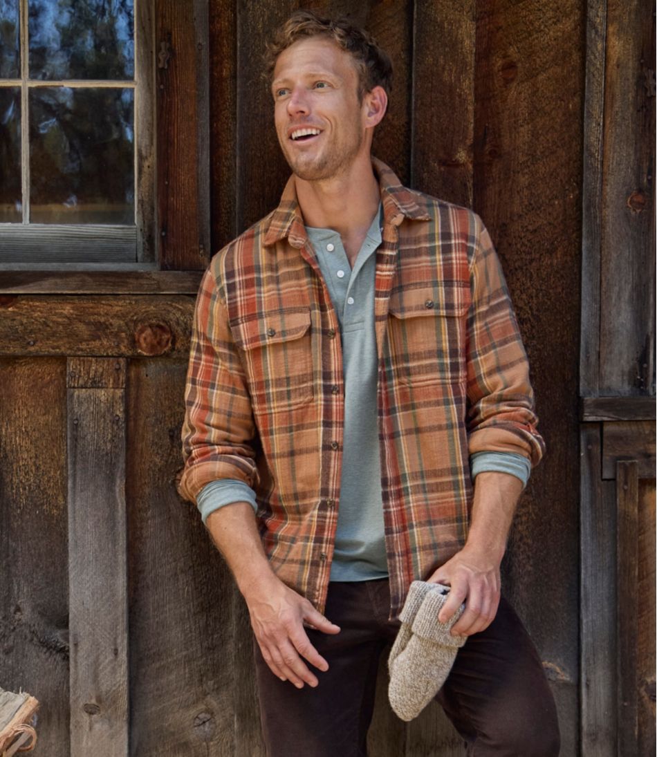 Men's 1912 Field Flannel Shirt, Slightly Fitted Untucked Fit, Plaid - L.L.Bean Premium