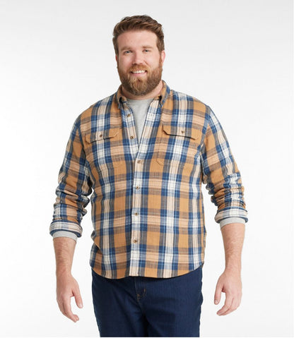 Men's 1912 Field Flannel Shirt, Slightly Fitted Untucked Fit, Plaid - L.L.Bean Premium