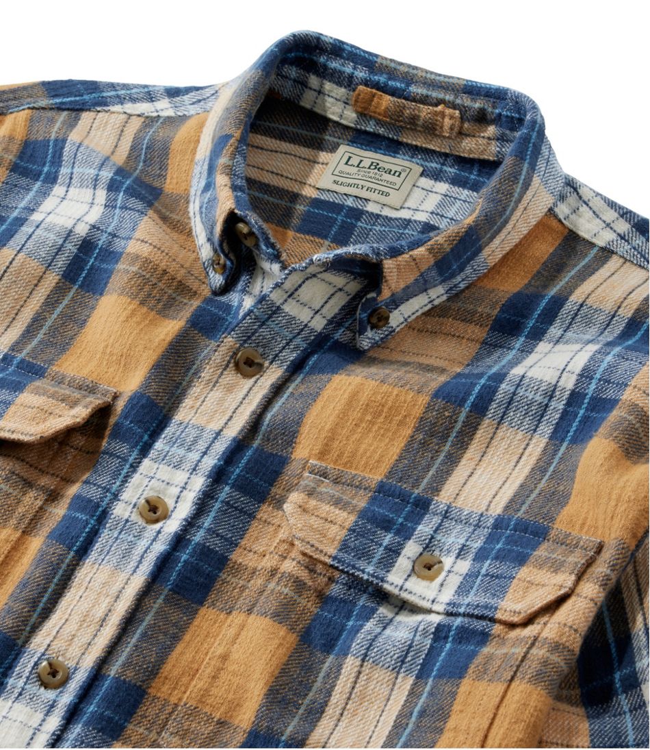 Men's 1912 Field Flannel Shirt, Slightly Fitted Untucked Fit, Plaid - L.L.Bean Premium