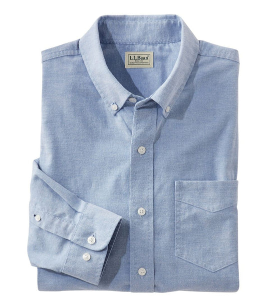 Men's Comfort Stretch® Oxford Shirt, Traditional Untucked Fit - L.L.Bean Popular