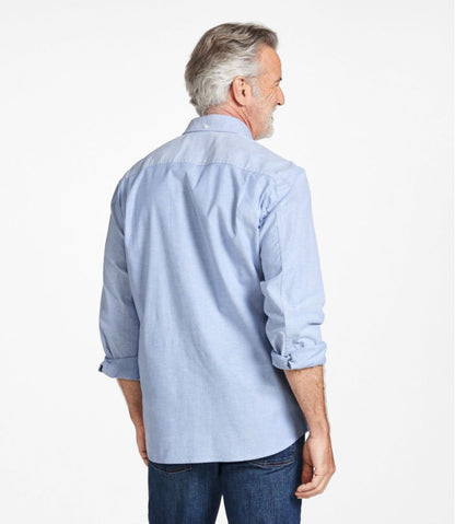 Men's Comfort Stretch® Oxford Shirt, Traditional Untucked Fit - L.L.Bean Popular