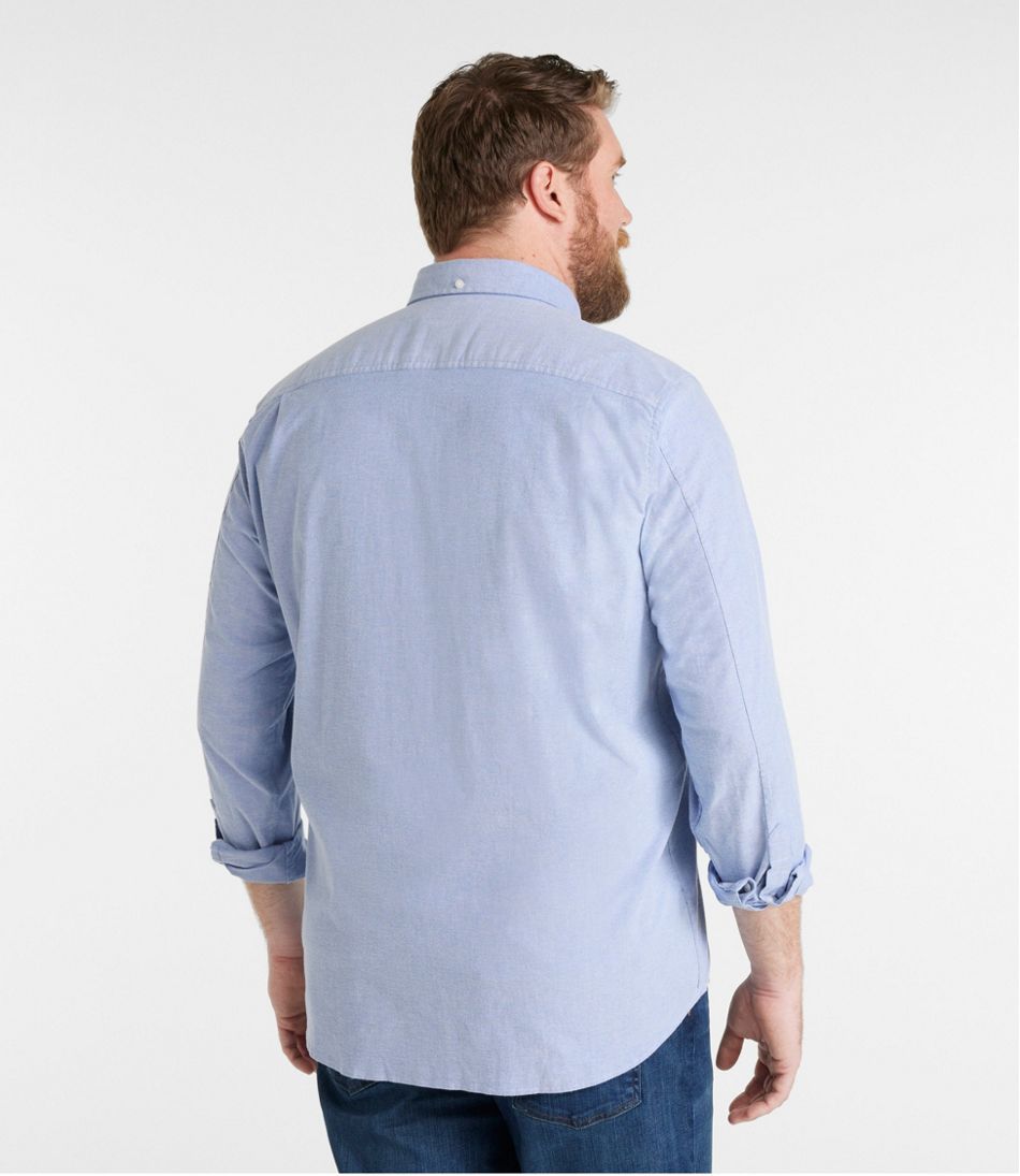 Men's Comfort Stretch® Oxford Shirt, Traditional Untucked Fit - L.L.Bean Popular