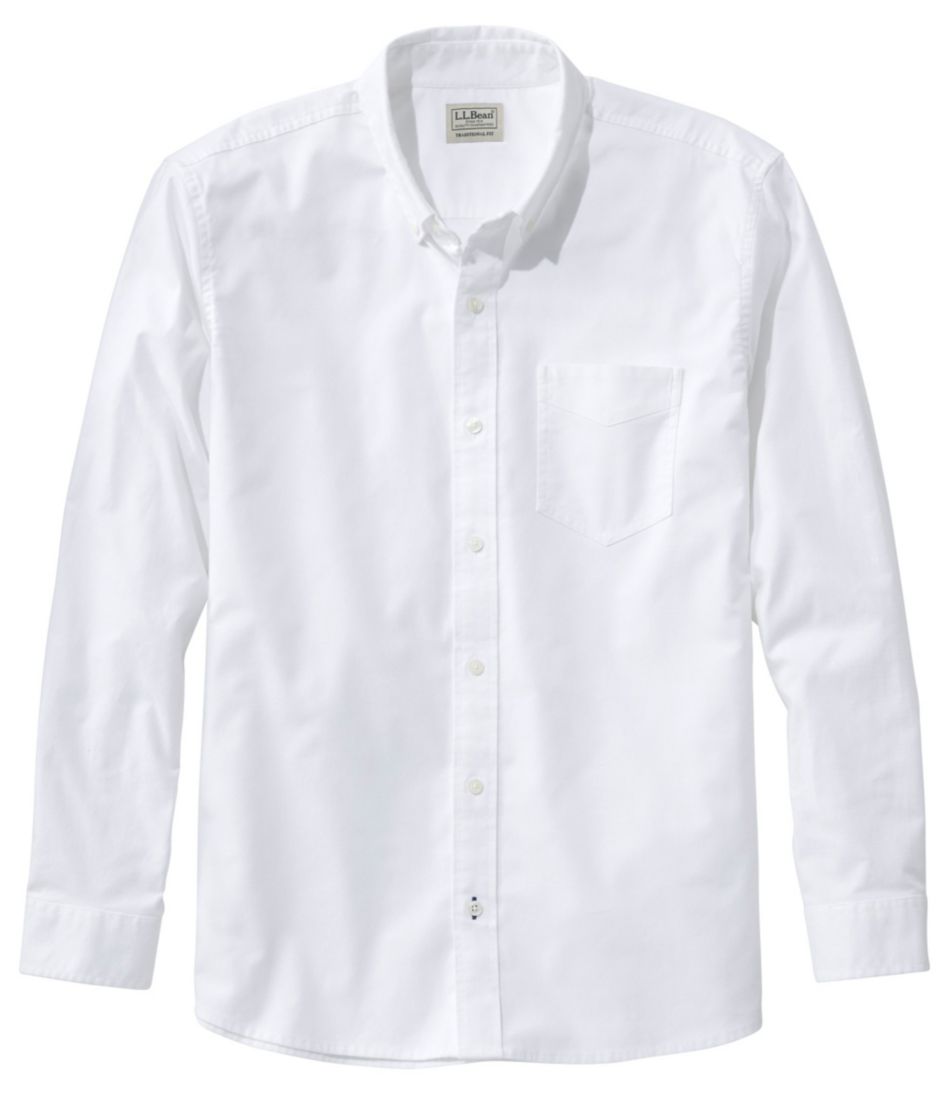Men's Comfort Stretch® Oxford Shirt, Traditional Untucked Fit - L.L.Bean Popular