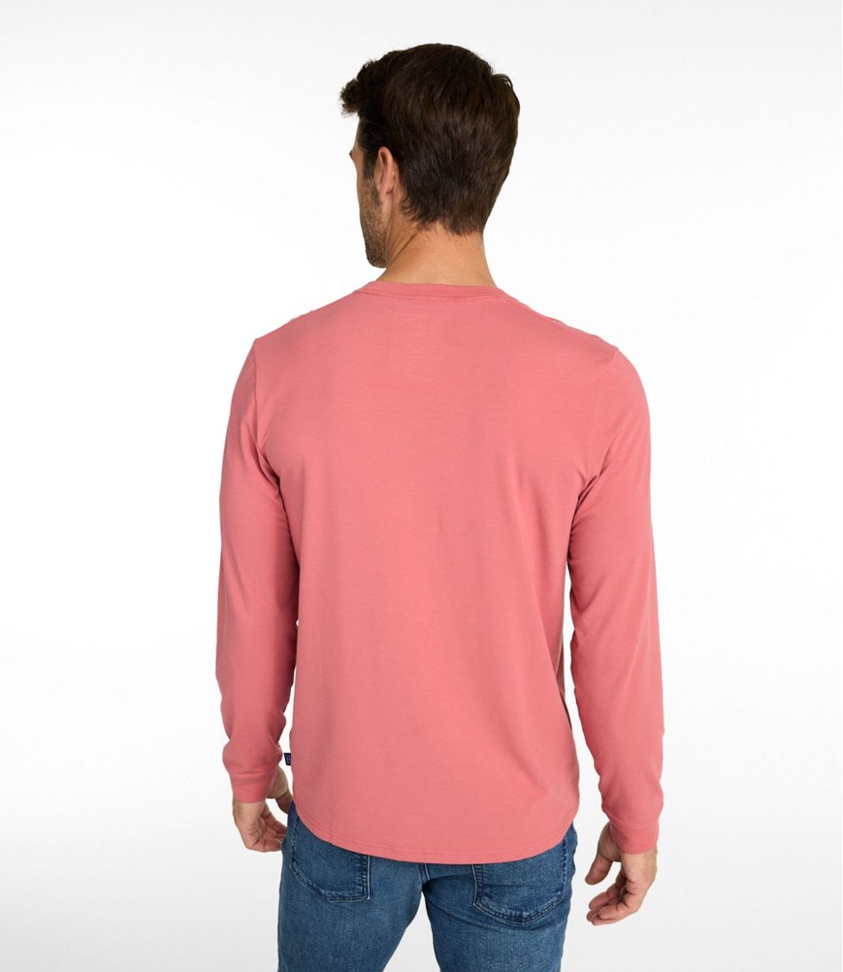 Men's Comfort Stretch Performance® Pima Tee, Long-Sleeve Henley - L.L.Bean Trending
