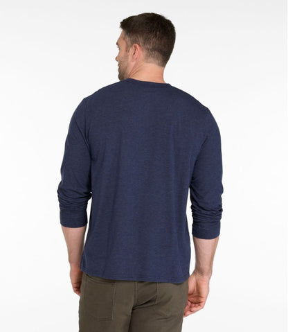 Men's Comfort Stretch Performance® Pima Tee, Long-Sleeve Henley - L.L.Bean Trending