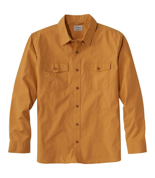 Men's Riverton Ripstop Shirt, Long-Sleeve, Traditional Untucked Fit - L.L.Bean Signature