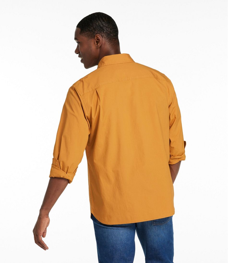 Men's Riverton Ripstop Shirt, Long-Sleeve, Traditional Untucked Fit - L.L.Bean Signature