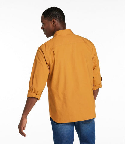 Men's Riverton Ripstop Shirt, Long-Sleeve, Traditional Untucked Fit - L.L.Bean Signature