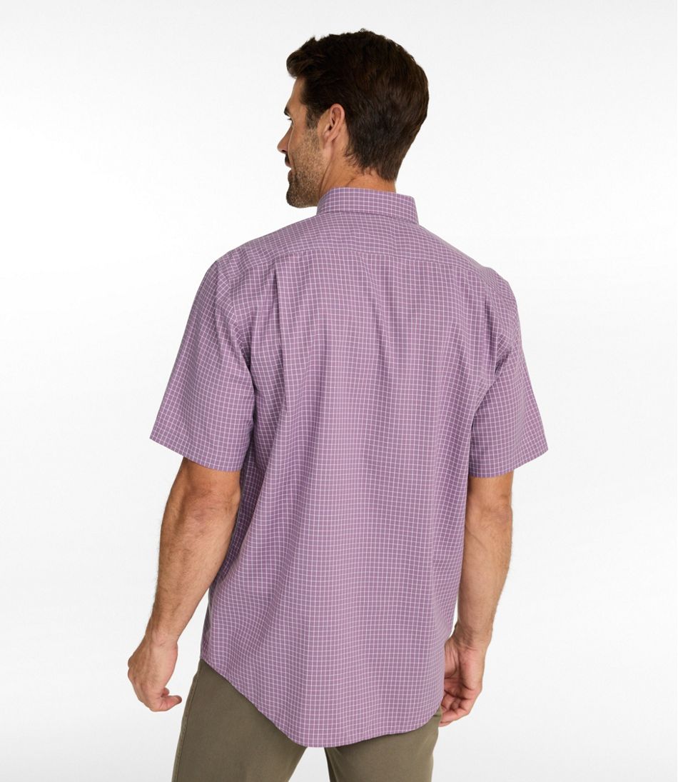 Men's Wrinkle-Free Kennebunk Sport Shirt, Traditional Fit Short-Sleeve Check - L.L.Bean Classic